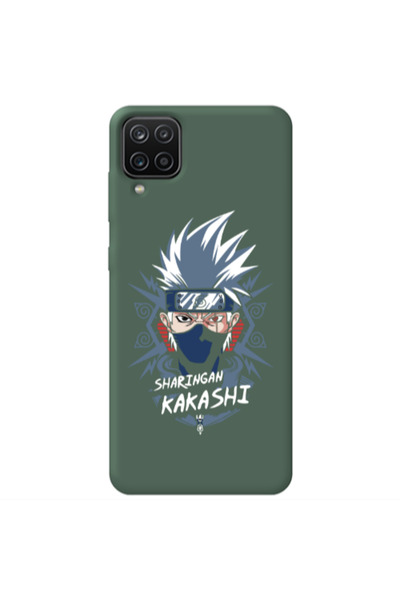 Other Samsung A12 Anime Mangoo Dark Green Colored Silicone TPU Θήκη