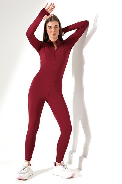 aselon Women's Sea Pool Zippered Swimmer Swimsuit Surfing Jumpsuit