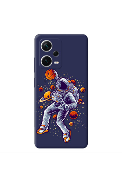 Other Xiaomi Poco X5 Space Basketball Dark blue Colored Silicone TPU Θήκη