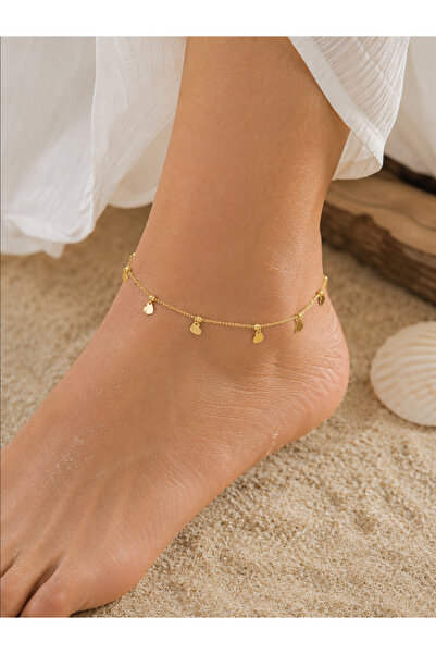 Zeynepli gold & jewelry 14 AYAR ALTIN KALPLİ DORİKALI HALHAL