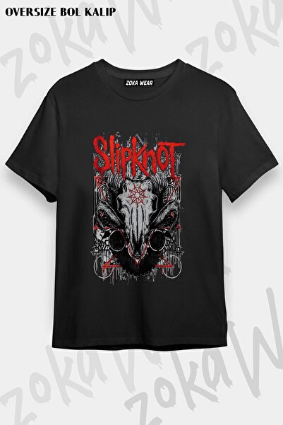 ZOKAWEAR Μπλουζάκι Unisex Loose Fit Slipknot v2 με στάμπα