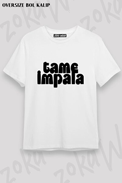 ZOKAWEAR Μπλουζάκι Unisex Loose Fit με στάμπα Tame Impala v15
