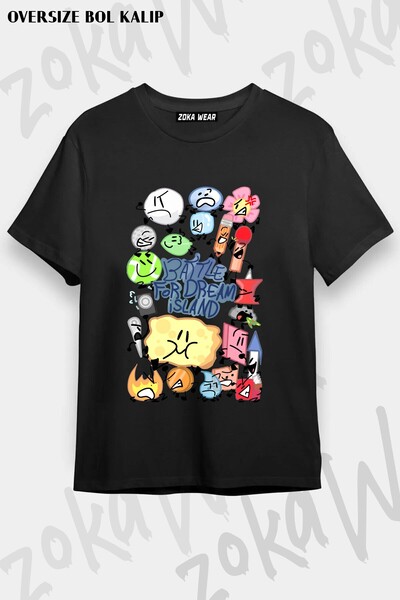 ZOKAWEAR Unisex Loose Fit Bfdi V15 Printed T-Shirt