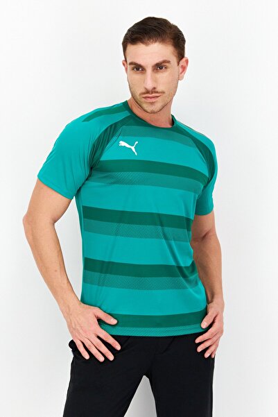 Puma Men Sportswear Fit Brand Logo Training T-Shirts, Green