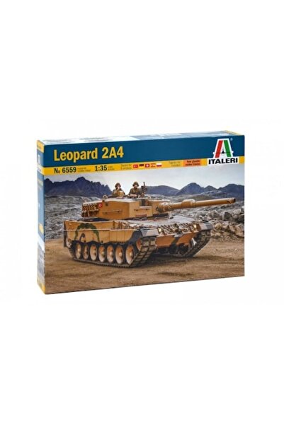 İtaleri Leopard 2A4 6559 1:35 kit macheta militara de construit +14 ani