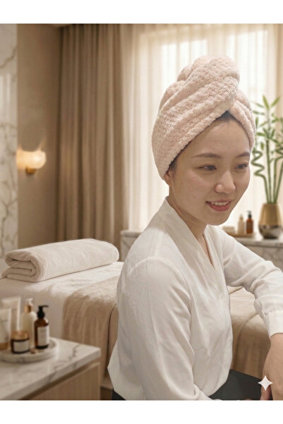 burjalmodah Lightweight and Comfortable Head Towel for Daily Hair Care