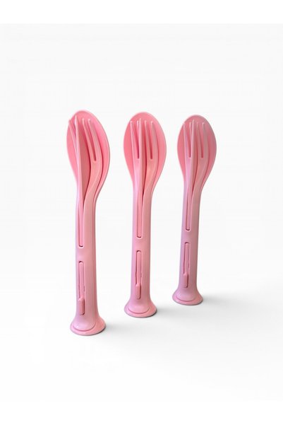 AÇSEL Plastic Fork Spoon Knife Set Camping Picnic Restaurant Takeaway Food Se...