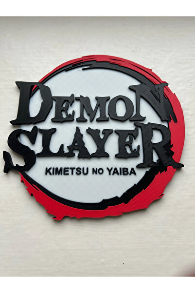 FigurBende Demon Slayer Logo Masaüstü Dekoru Hediyelik Anime Logo Koleksiyon ...