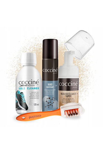Coccine Kit de curatare si renovare a incaltamintei, Coccine, 4-in-1, bej, 75...