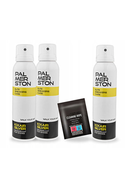 OEM Odorizant pentru incaltaminte, Palmerston, Kixair Silver, 150 ml, 3 bucat...