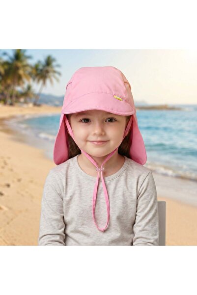 benitto kids Ense Korumalı Boyundan Bağlamalı Uv 50 Güneş Koruyucu Terletmeye...