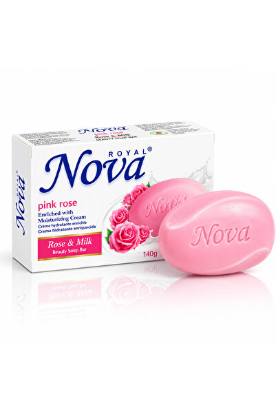 Nova Săpun cremă hidratant Royal® Pink Rose, cu extract de trandafir și lapte...