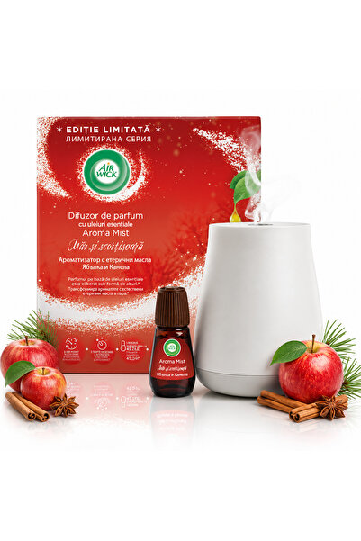 Air Wick Difuzor de parfum Air Wick® Aroma Mist, Măr și Scorțișoară, cu uleiu...