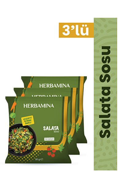 Herbamina 3'lü Salata Sosu 50 gr