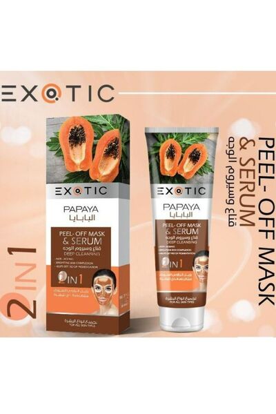 Exotic Peel Off Facial Mask & SERUM PAPAYA 100 ML