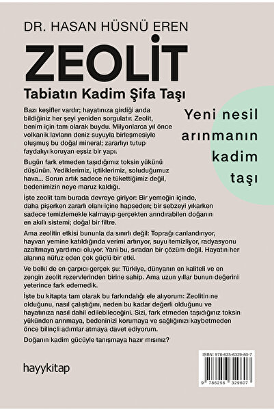 hayykitap Zeolit - Tabiatın Kadim Şifa Taşı - Dr. Hasan Hüsnü Eren