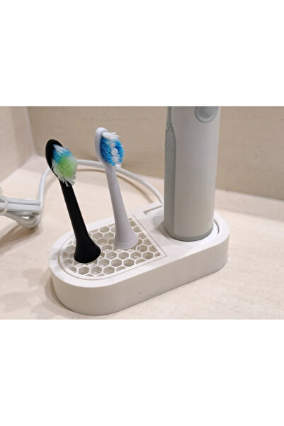 DU&ER حامل فرشاة أسنان متوافق مع iO وSonicare، منظم للحائط والطاولة