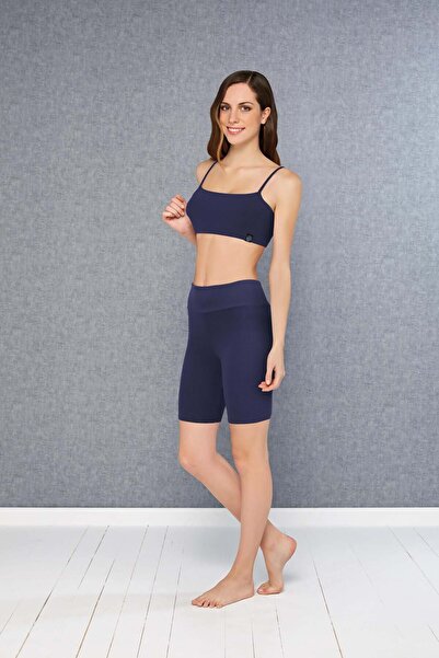 Doreanse Ženske sportske biciklističke leggins od 90% viskoze sa rebrastim st...