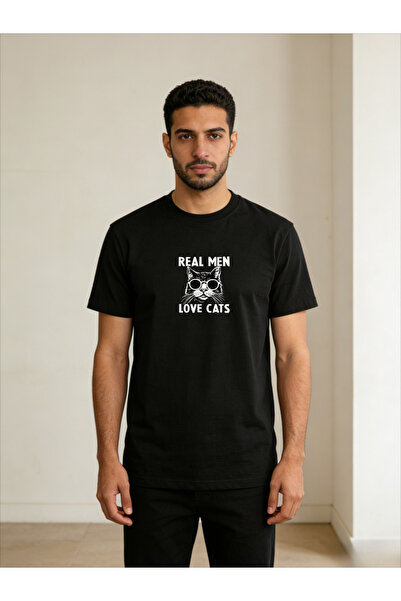 Take Two By Styli Men Black Graphic Print T-Shirt