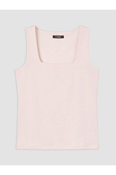 LC Waikiki Pink Plus Size Women's Tank Top