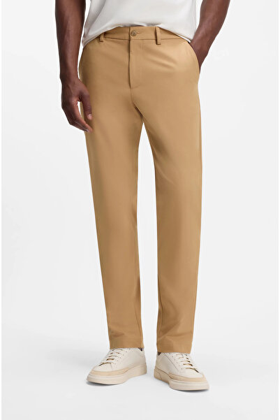 BOSS Men's Regular Waist Narrowed Leg Straight Model Pocket Detail Light Brow...