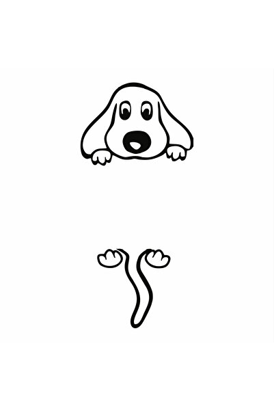 Reysa Tasarım Empty Dog Sticker Foil 17X17 cm