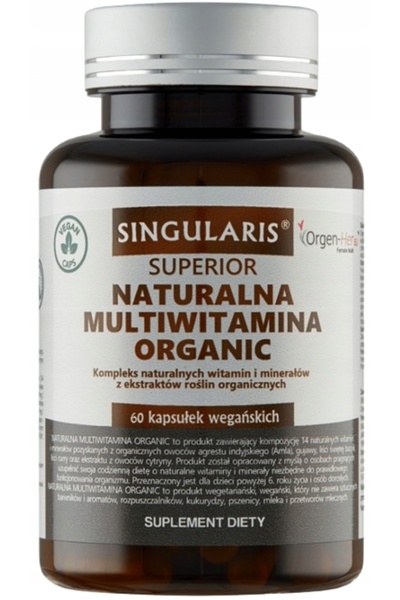 Singularis Naturalna Multivitamine Organice 60 Capsule