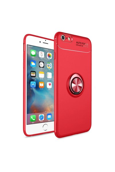 ArkhenX Apple iPhone 6 Case Range Silicone with Ring - Red