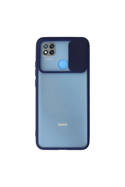 Generic Brand Xiaomi Redmi 9C Case Palm Frosted Camera Sliding Silicone - Nav...