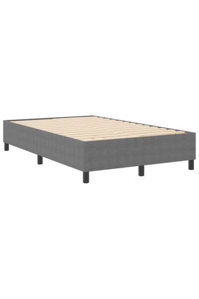 vidaxl Cadru de pat platformă Gri deschis 120 x 190 cm