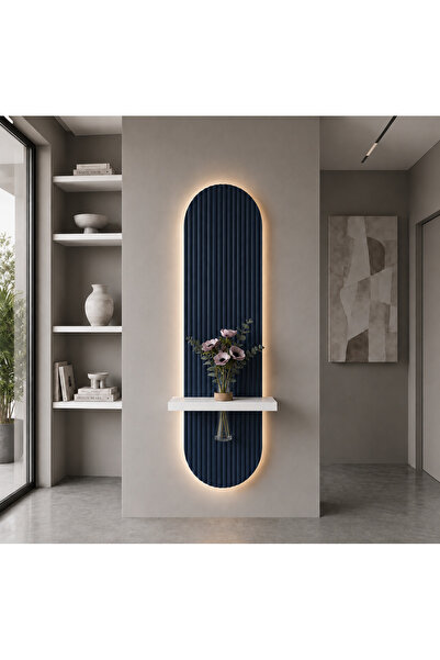 TAKIFİX Modern Ledli Duvar Rafı | Dekoratif Panel | Gizli Aydınlatmalı | Özel...