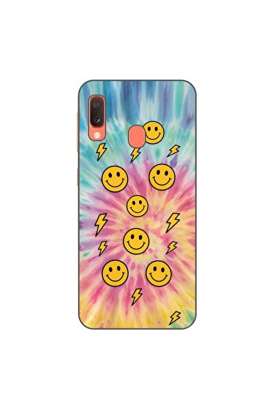 OEM Husa compatibila cu Samsung Galaxy A20e Silicon Gel Tpu Model Retro Smile...