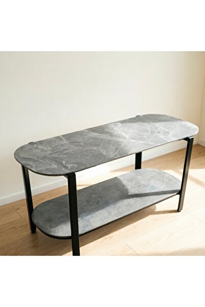 Bleco Double Layer Sintered Stone Light Luxury Console Table