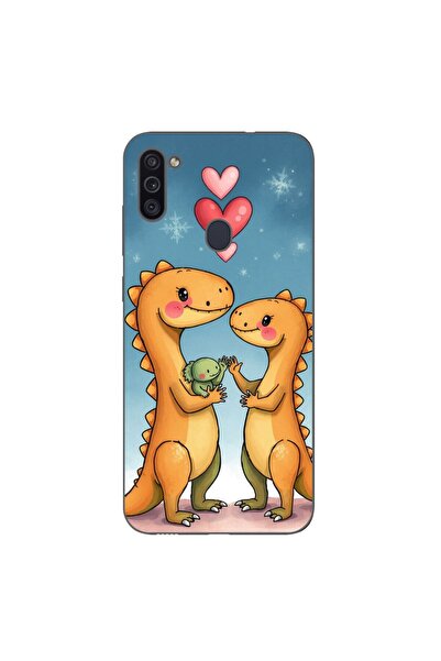 OEM Husa compatibila cu Samsung Galaxy A11 Silicon Gel Tpu Model Dino Cute Fa...