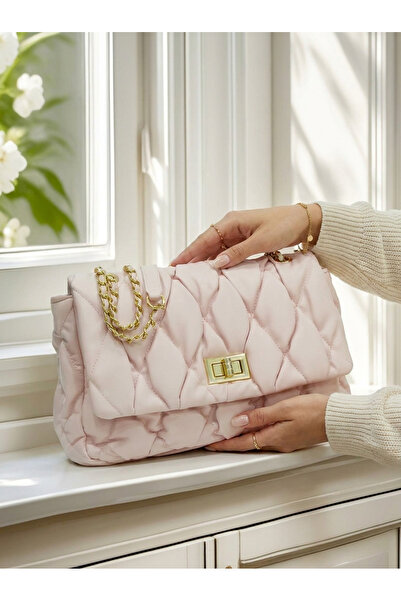 Finelook Luxury Quilted Chain Shoulder Bag for Women – Soft Padded Crossbody ...