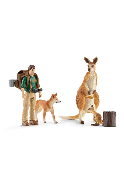 SCHLEICH Viața sălbatică - Aventura cu o rucsac pe spate