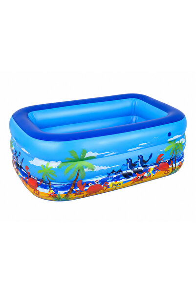 OEM Piscină Gonflabilă pentru Copii și Familie, 150x102x50 cm, 763 L, 3 Inele...