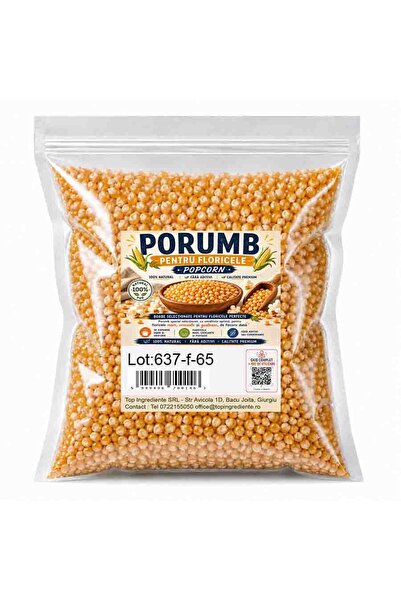 Top Ingrediente Boabe de popcorn 1kg