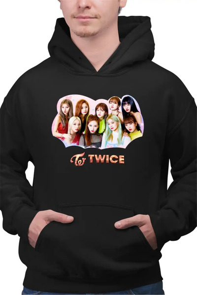 OEM Ανδρικό Φούτερ με κουκούλα Twice Jihyo K-pop Εμπορεύματα