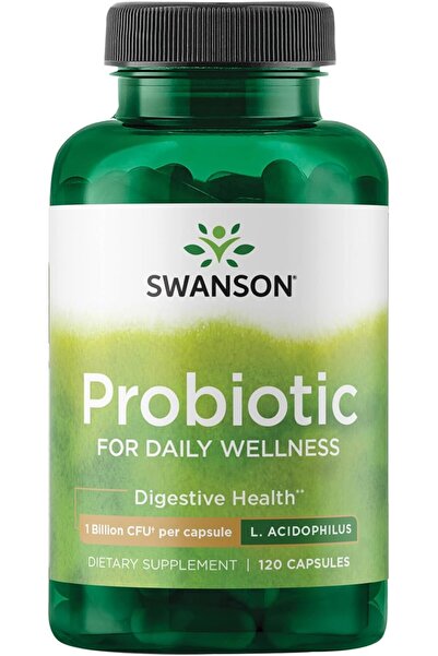 SWANSON Probiotic for Daily Wellness 2 Billion CFU 120 Capsules Digestive Hea...