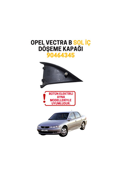 HEXLUND Opel Vectra B Sol İç Ayna Döşeme Kapağı Elektrikli Ayna Uyumlu 90464345