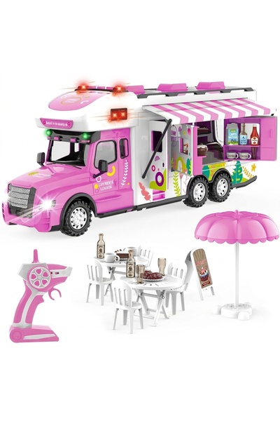 Fisca Masinuta Cu Telecomanda, Food Truck Interactiv, 15,2 X 40,6 X 16,8 Cm, ...