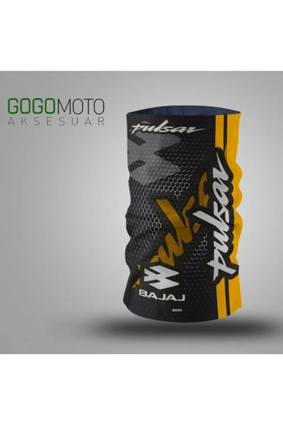 Generic Brand Buff Pulsar Yellow Patterned
