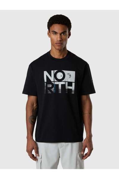 North Sails Comfort Fit Short Sleeve Printed Cotton Men's Crew Neck T-Shirt