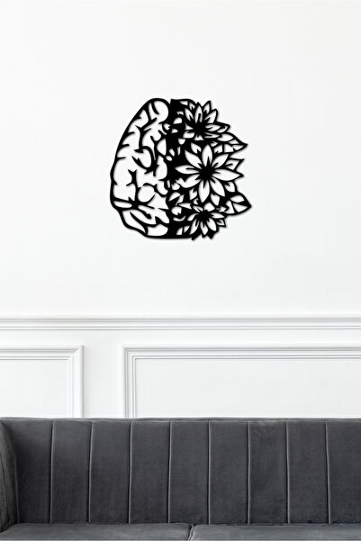 To Design Lab Pictură decorativă cu tematică de psihiatrie, cu creier și flor...