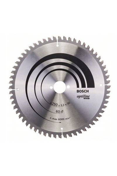 Bosch Pânză de ferăstrău circular pentru lemn 250 60 Z