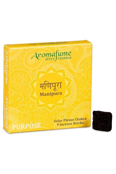 Aromafume Cărbuni aromați – Chakra 3 Manipura | 9 blocuri de tămâie exotică p...