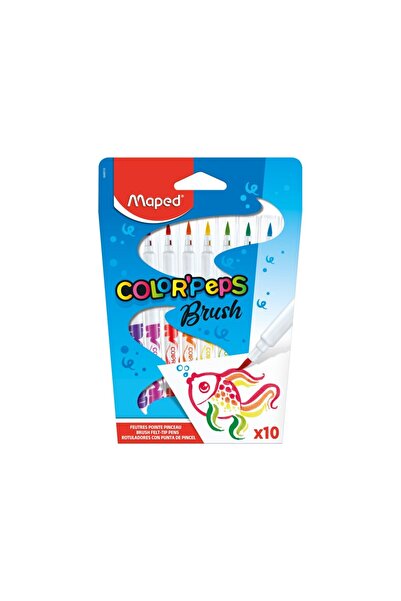 Maped Carioca Color'Peps Brush 10 culori/set