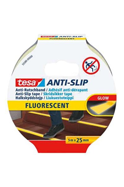 Tesa Banda Adeziva Antiderapanta 25mm / 5m - Fluorescent
