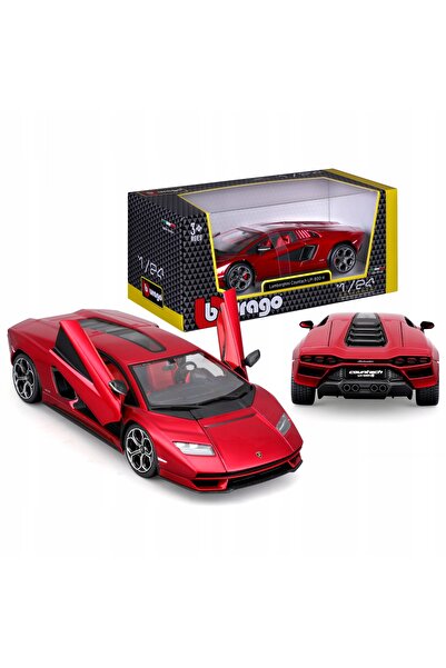 Bburago Junior Lamborghini Countach LPI 800-4 1:24 Bburago 18-21102 MAȘINĂ ROȘIE